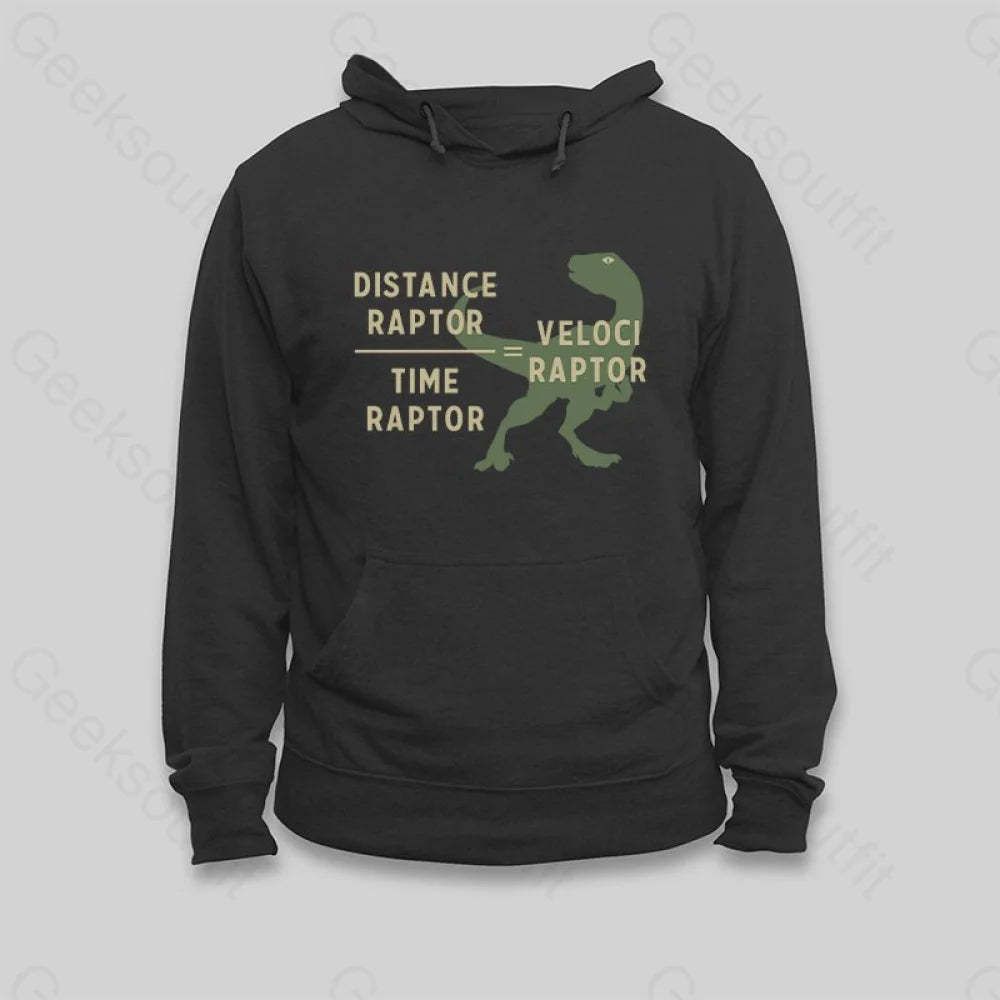 Equations Of Motion Science Velociraptor Hoodie - Geeksoutfit