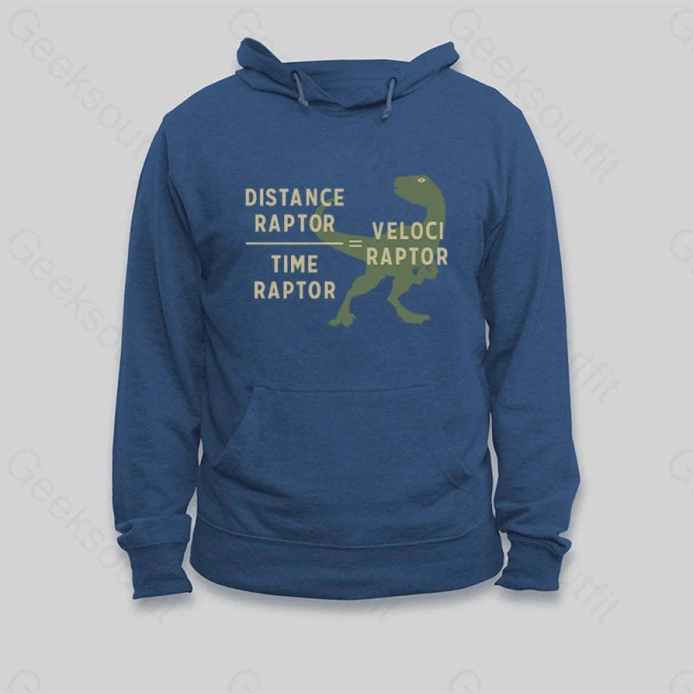 Equations Of Motion Science Velociraptor Hoodie - Geeksoutfit