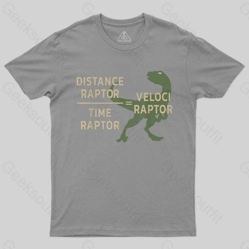 Equations Of Motion Science Velociraptor T-Shirt - Geeksoutfit