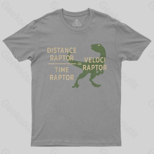Equations Of Motion Science Velociraptor T-Shirt - Geeksoutfit