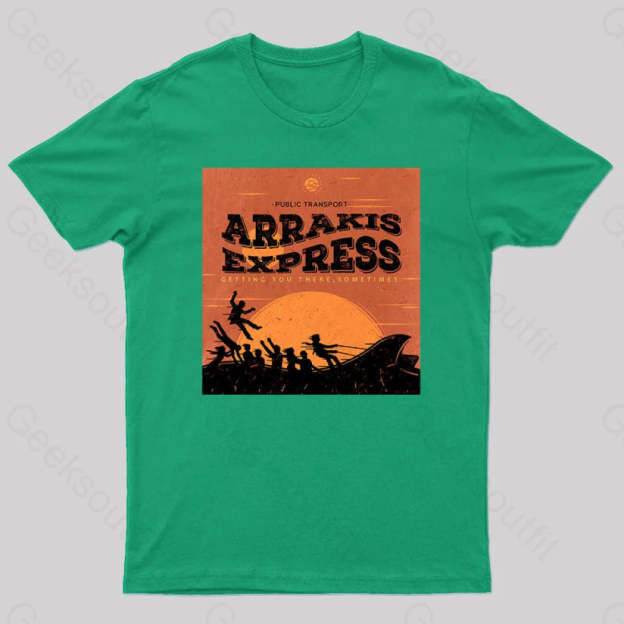Eraschi Express Nerd T-Shirt Green / S
