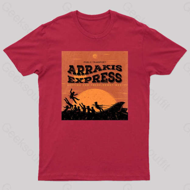 Eraschi Express Nerd T-Shirt Red / S