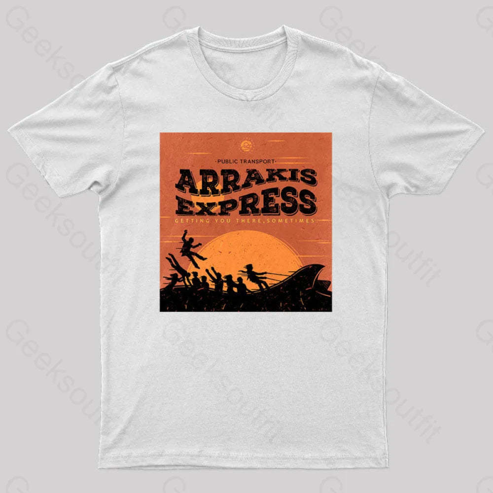 Eraschi Express Nerd T-Shirt White / S