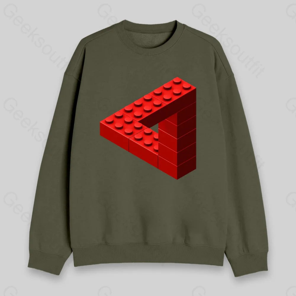 Escher Toy Bricks Sweatshirt - Geeksoutfit