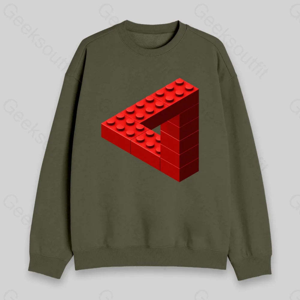 Escher Toy Bricks Sweatshirt - Geeksoutfit