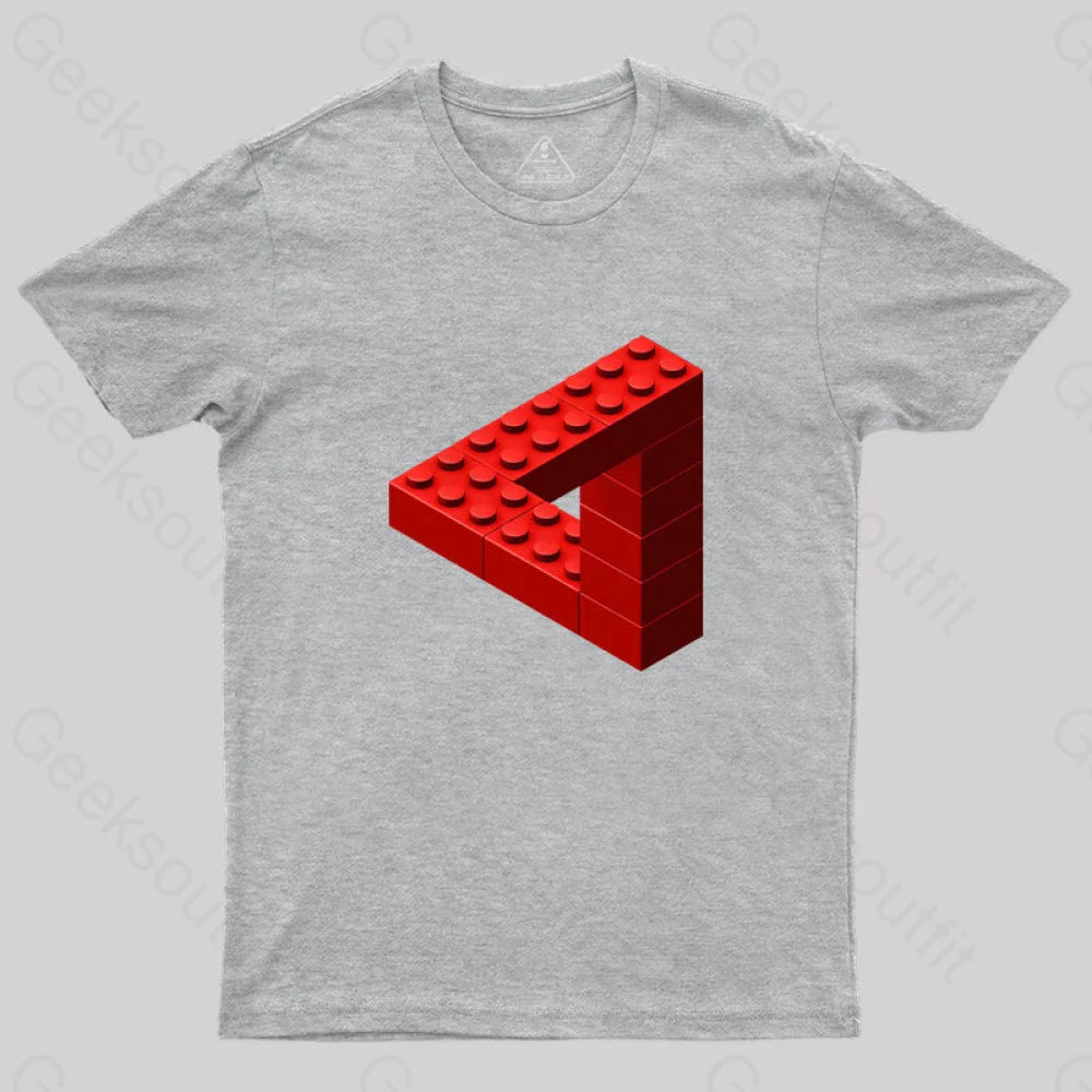 Escher Toy Bricks T-Shirt Grey / S