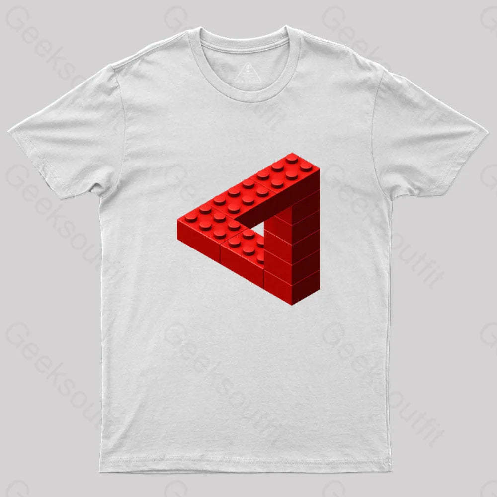 Escher Toy Bricks T-Shirt White / S