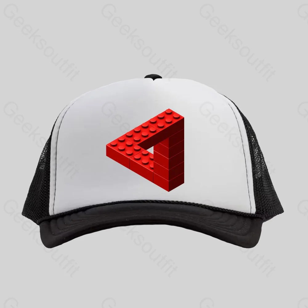 Escher Toy Bricks Trucker Hat - Geeksoutfit