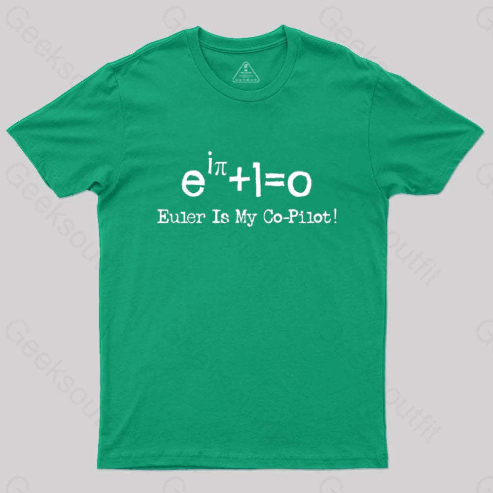 Euler Math Equation T-Shirt Green / S