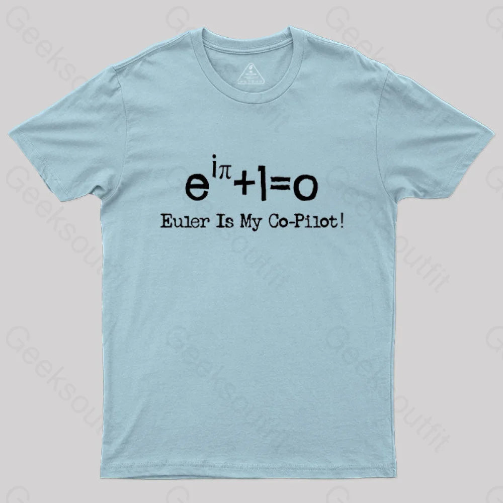 Euler Math Equation T-Shirt Light Blue / S
