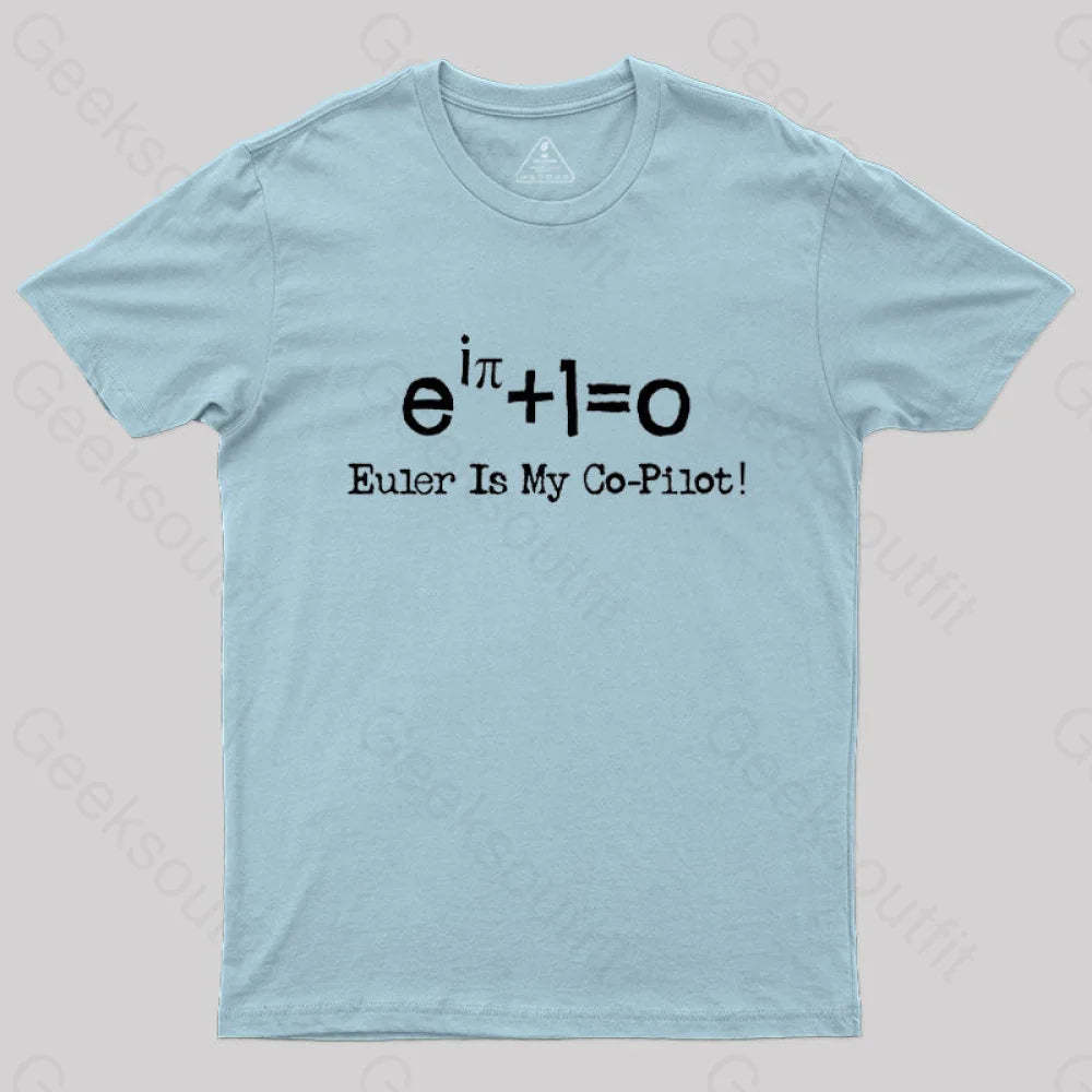 Euler Math Equation T-Shirt Light Blue / S