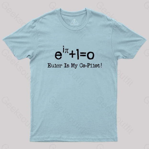 Euler Math Equation T-Shirt Light Blue / S