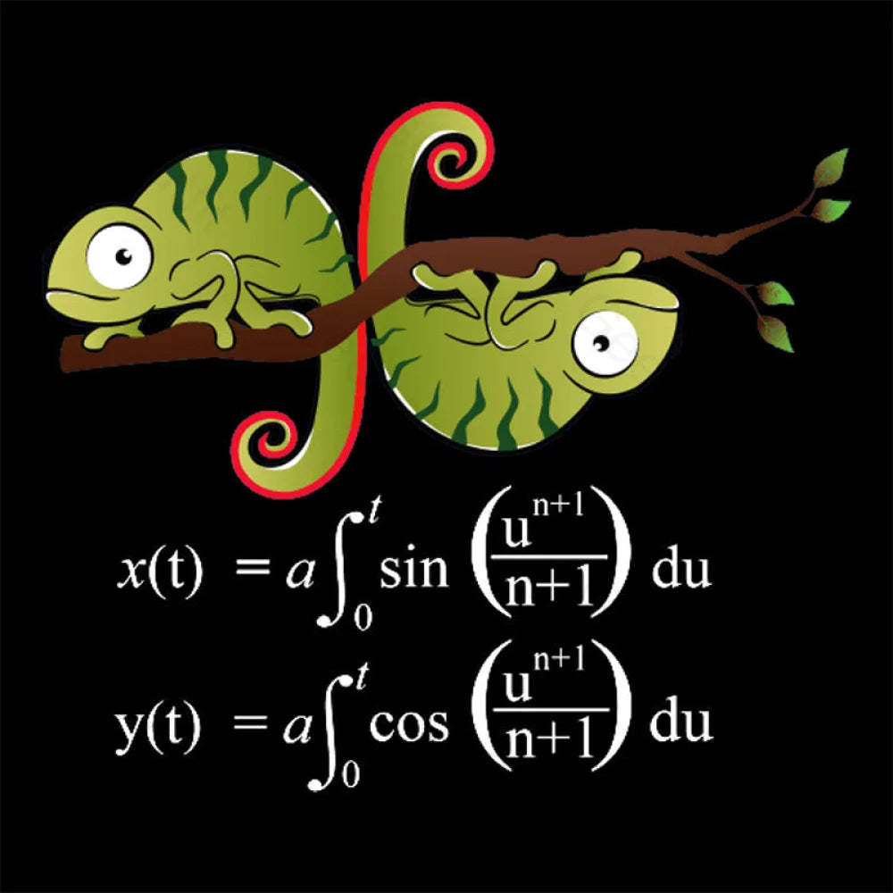 Euler Spiral Nerd T-Shirt