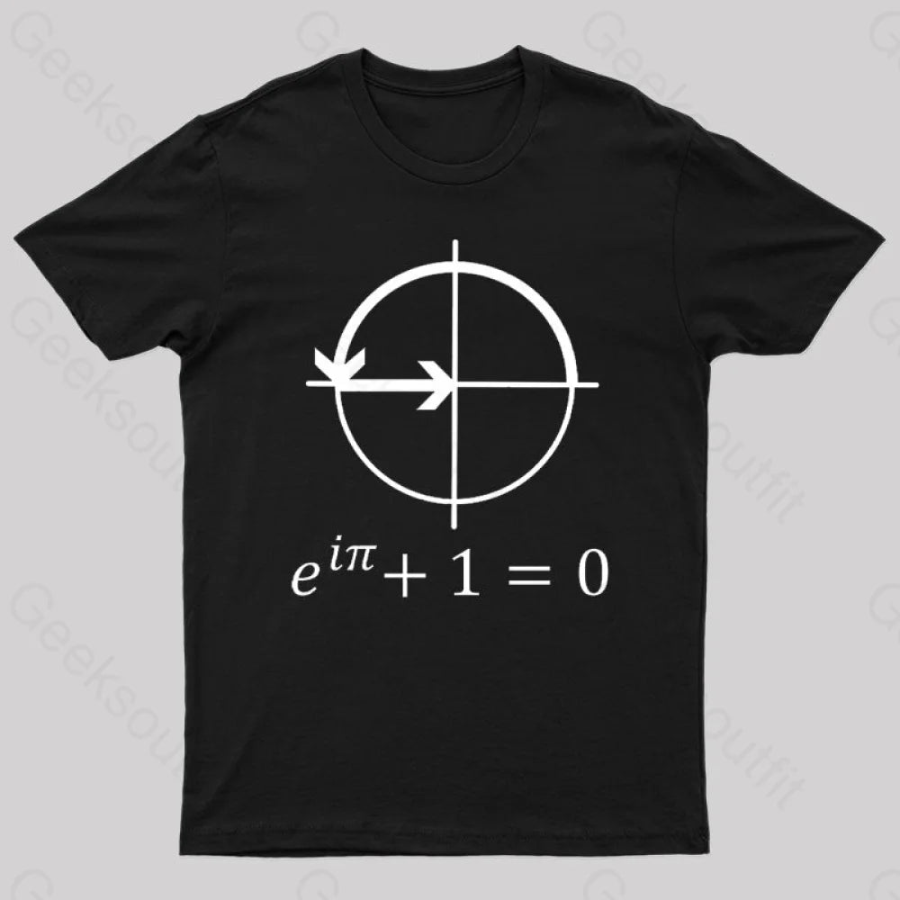 Euler’s Identity Geek T-Shirt Black / S