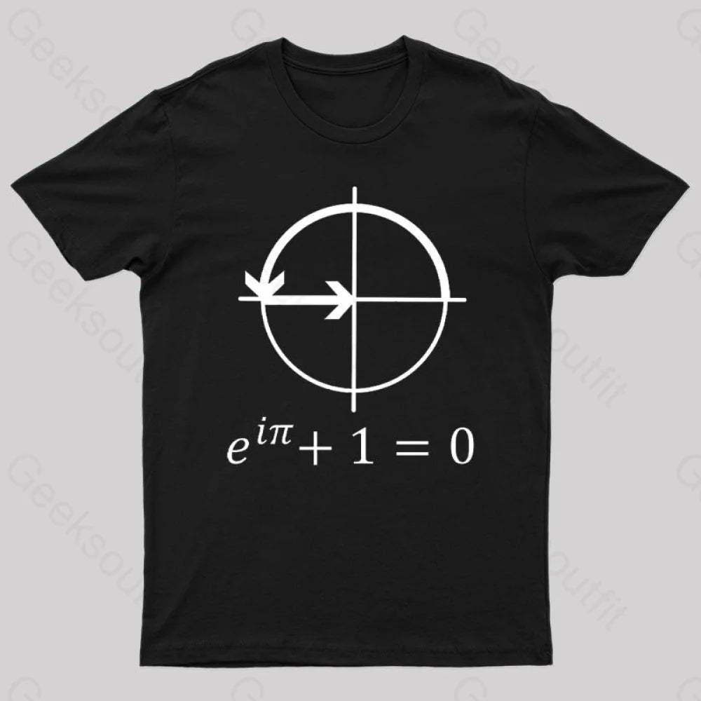Euler’s Identity Geek T-Shirt Black / S