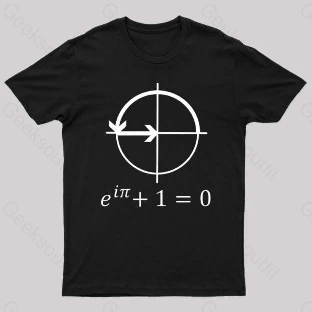 Euler’s Identity Geek T-Shirt Black / S