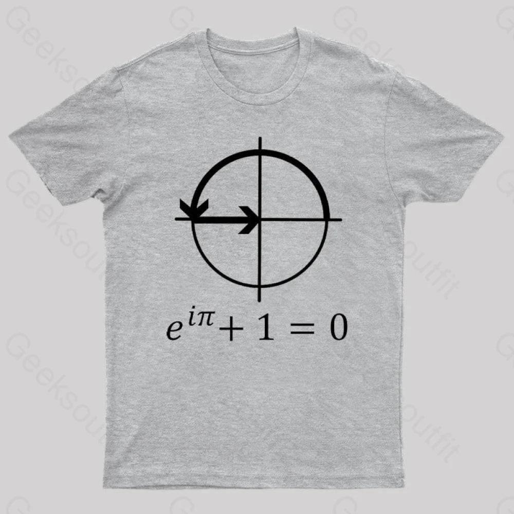 Euler’s Identity Geek T-Shirt Grey / S