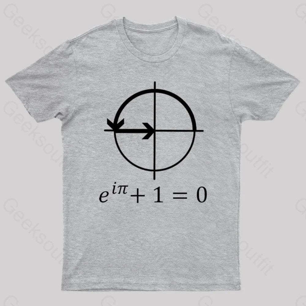 Euler’s Identity Geek T-Shirt Grey / S