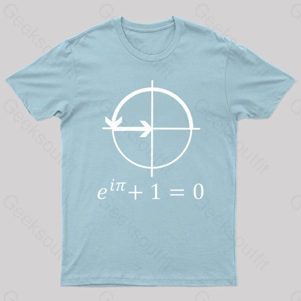 Euler’s Identity Geek T-Shirt Light Blue / S