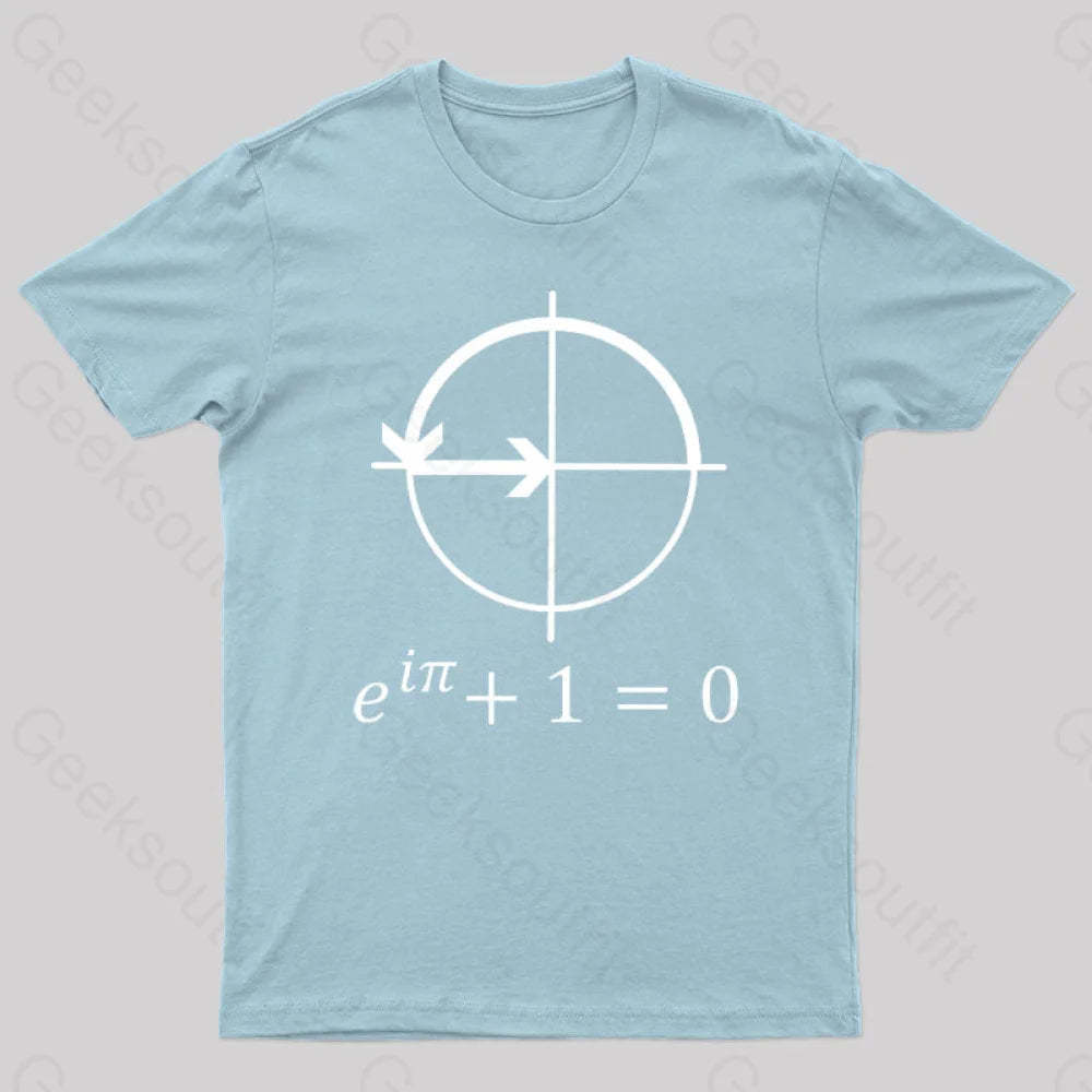 Euler’s Identity Geek T-Shirt Light Blue / S