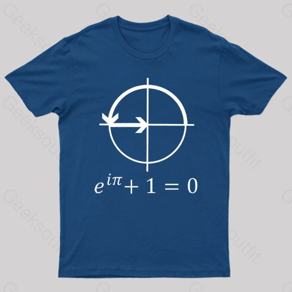 Euler’s Identity Geek T-Shirt Navy / S