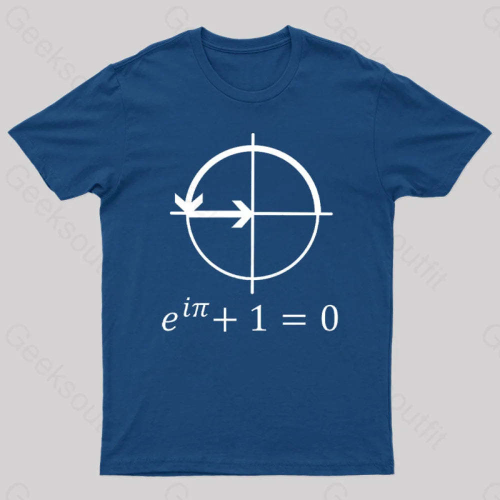Euler’s Identity Geek T-Shirt Navy / S