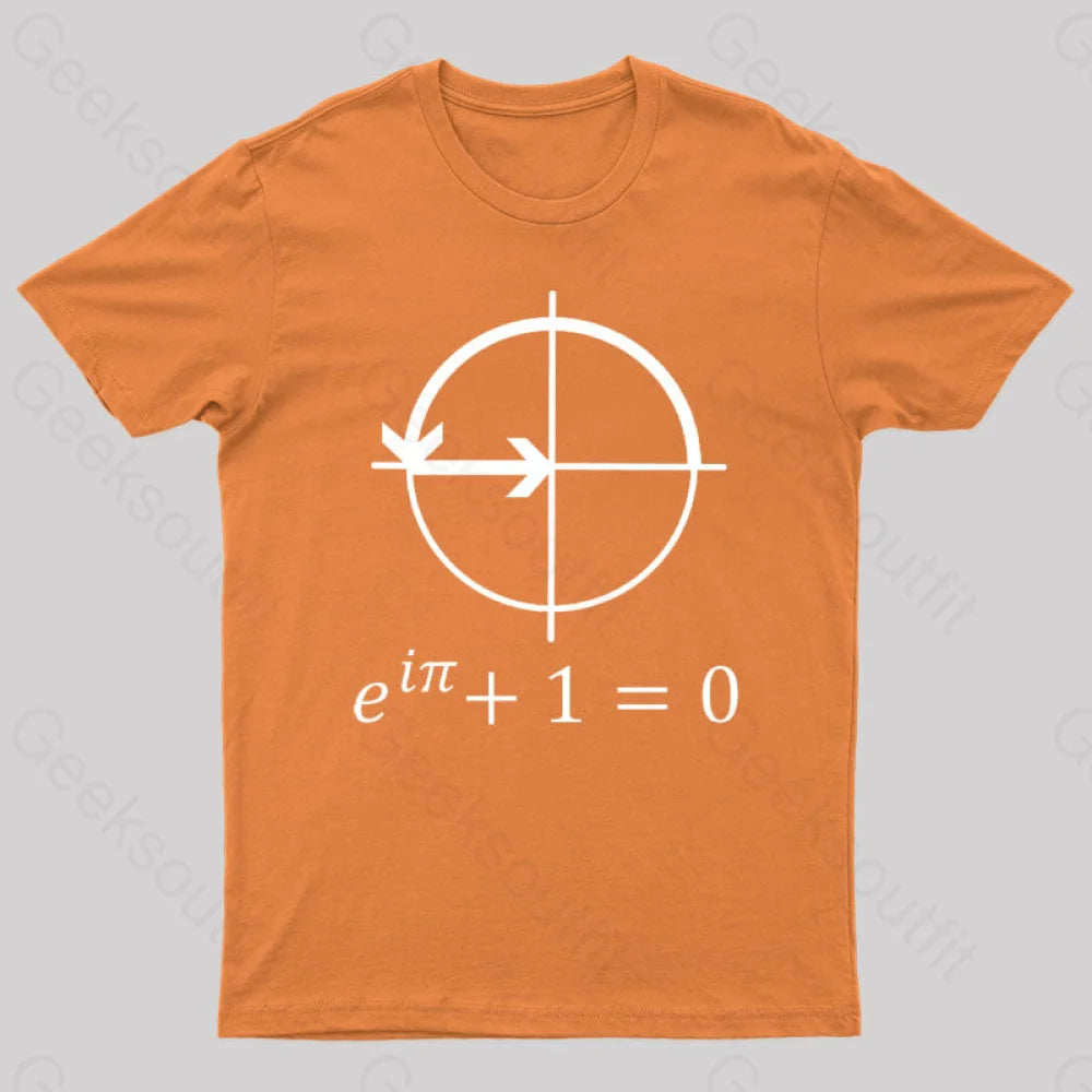 Euler’s Identity Geek T-Shirt Orange / S