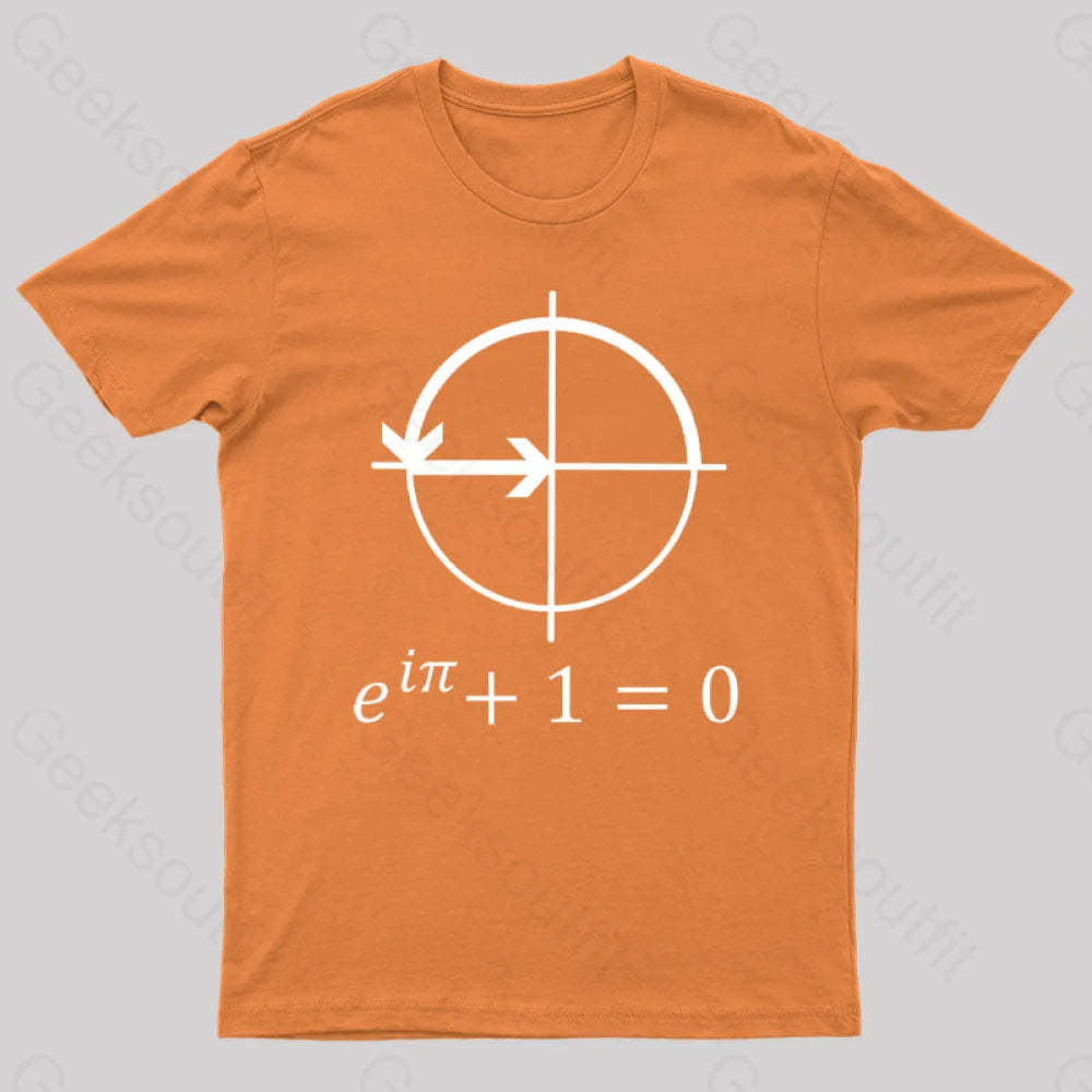 Euler’s Identity Geek T-Shirt Orange / S