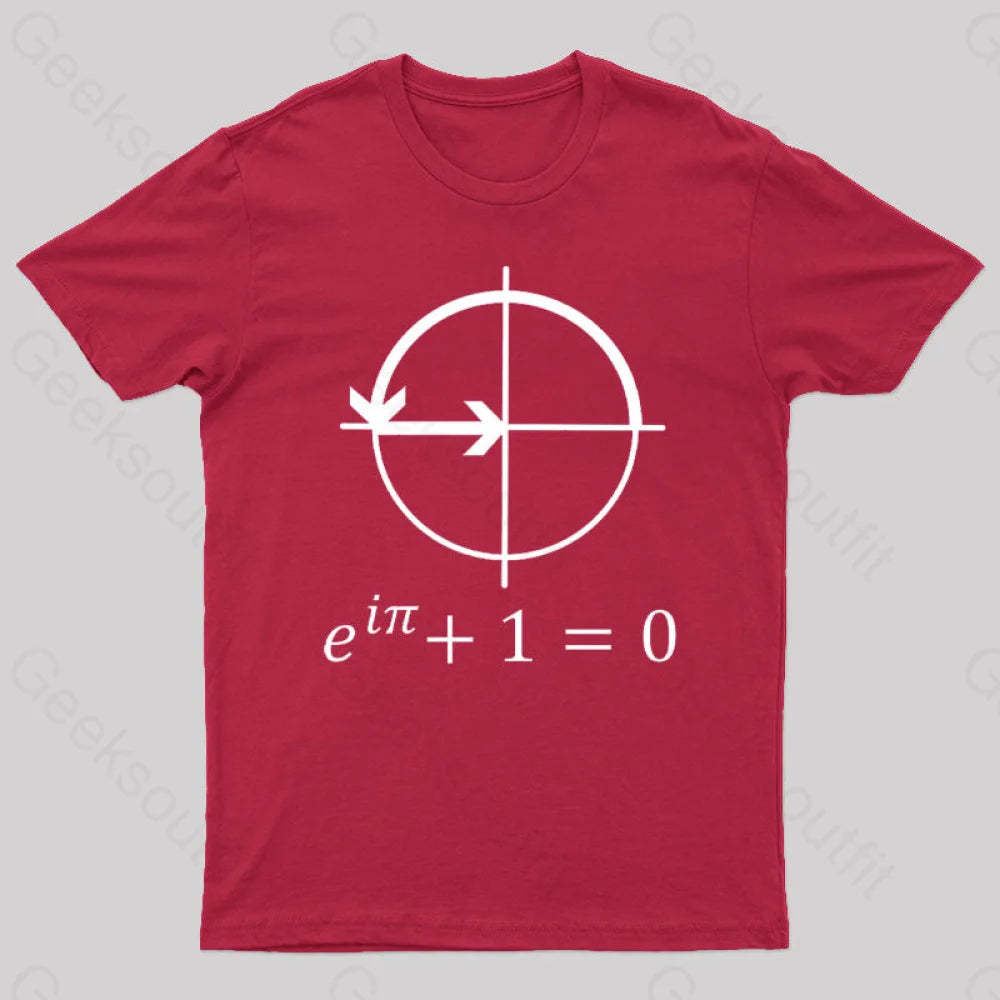 Euler’s Identity Geek T-Shirt Red / S