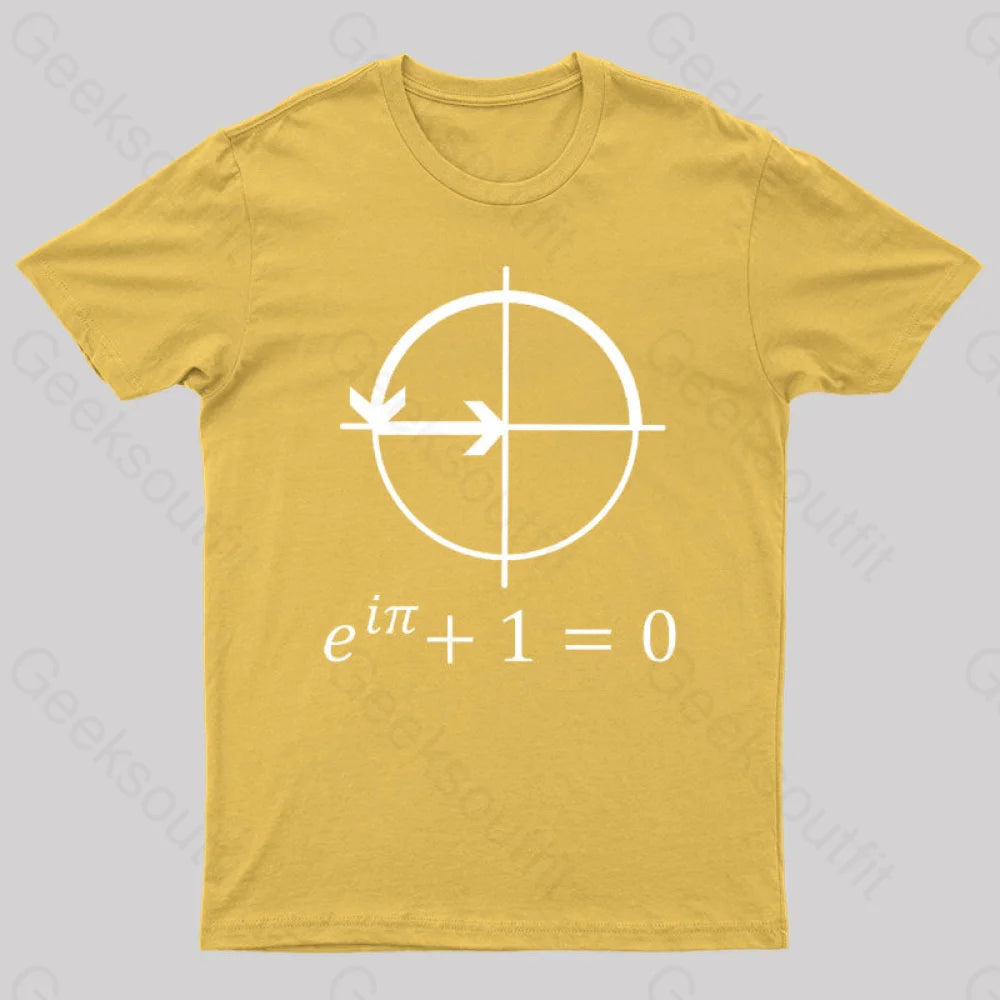 Euler’s Identity Geek T-Shirt Yellow / S
