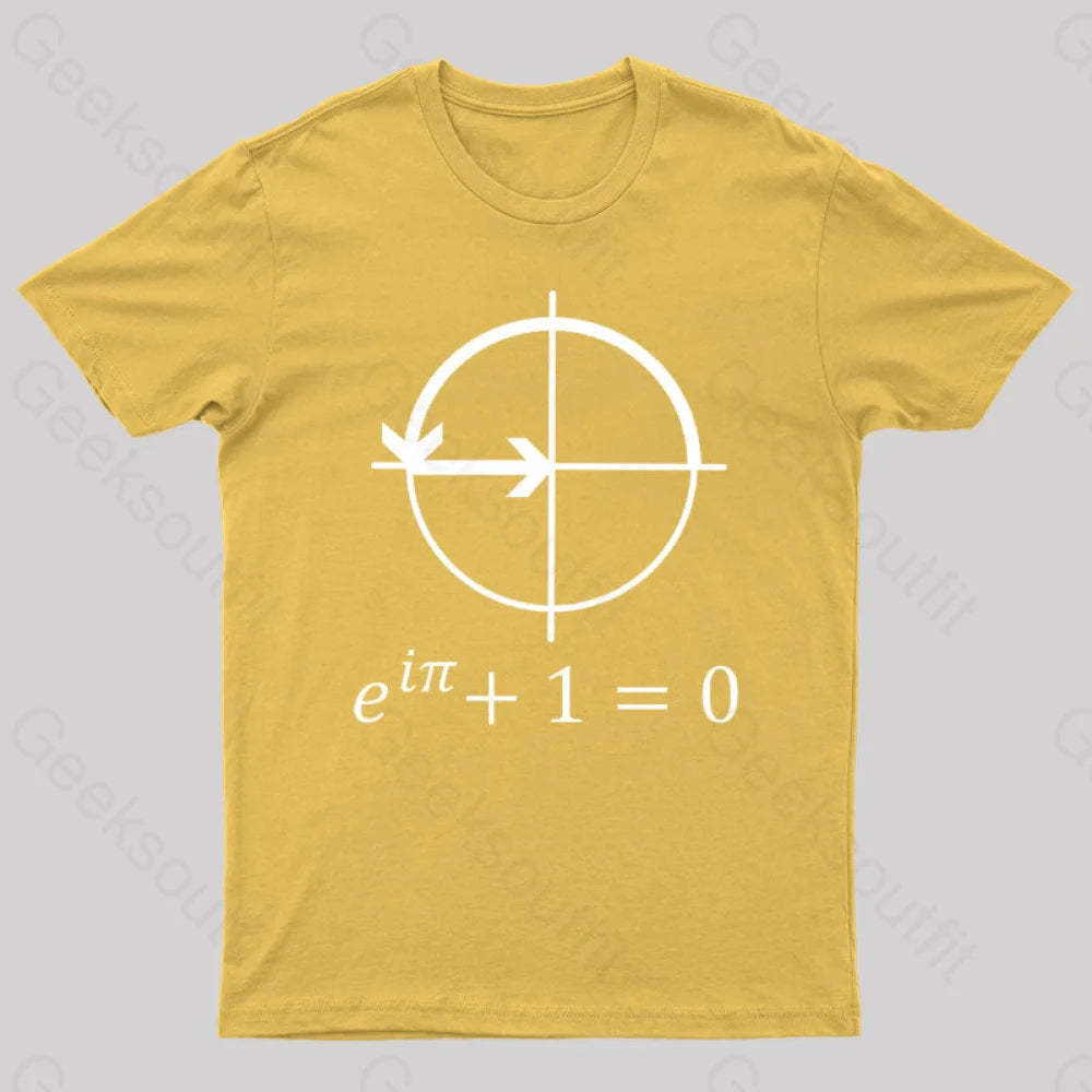 Euler’s Identity Geek T-Shirt Yellow / S