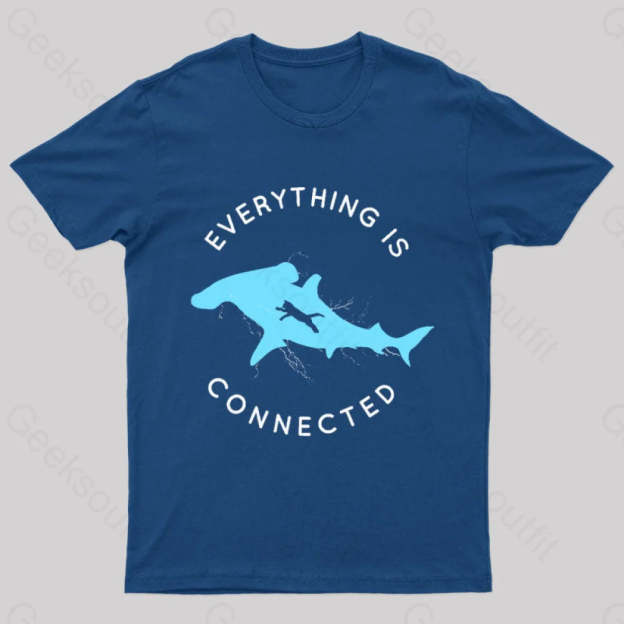 Everything Is Connected Geek T-Shirt Navy / S