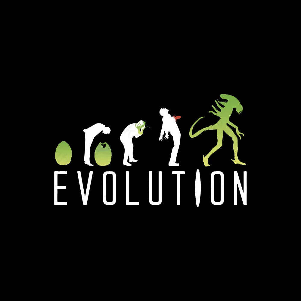 Evolution Of An Alien Nerd T-Shirt