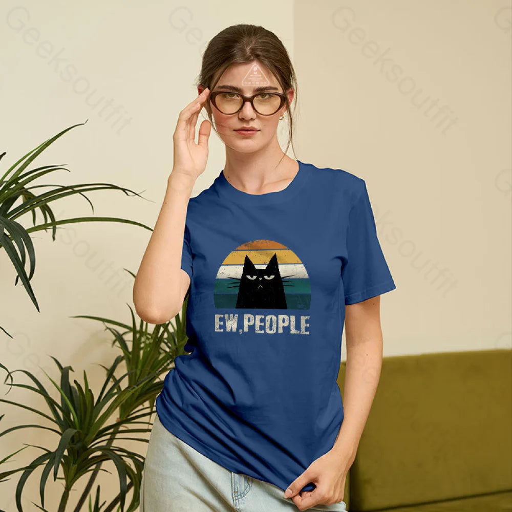 Ew People Funny Cat Geek T-Shirt