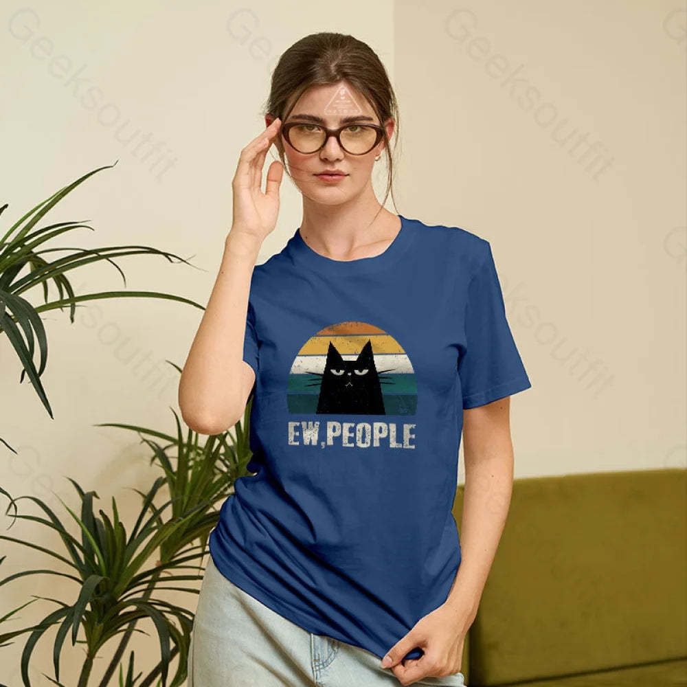 Ew People Funny Cat Geek T-Shirt