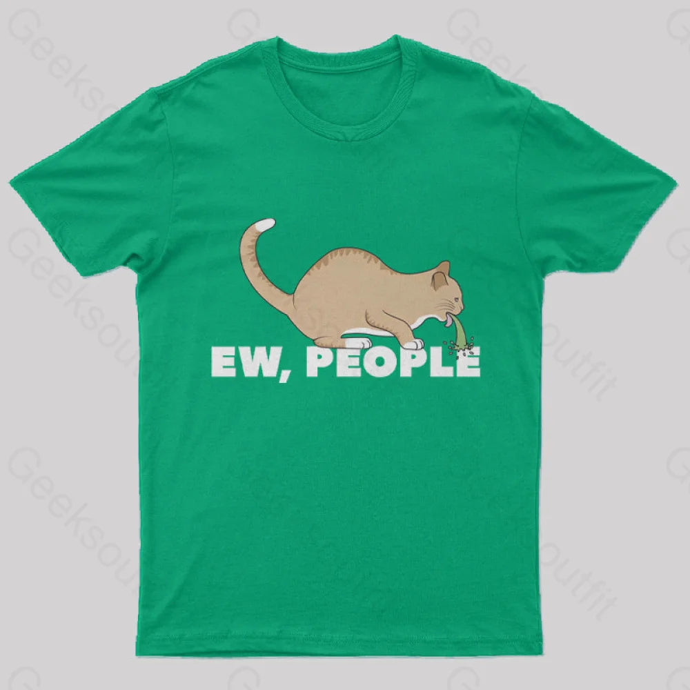 Ew People Nerd T-Shirt Green / S