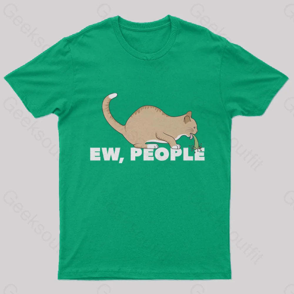 Ew People Nerd T-Shirt Green / S