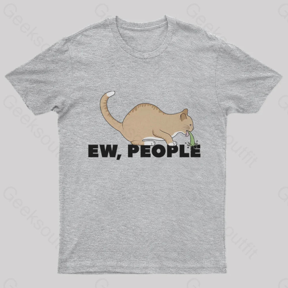 Ew People Nerd T-Shirt Grey / S