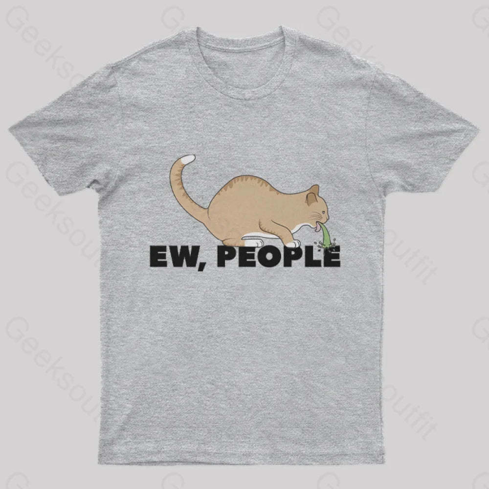 Ew People Nerd T-Shirt Grey / S