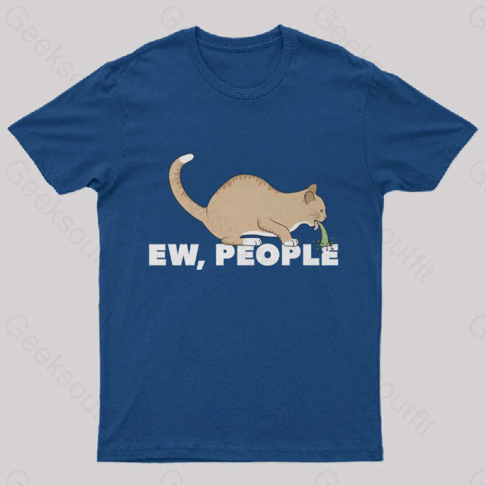 Ew People Nerd T-Shirt Navy / S