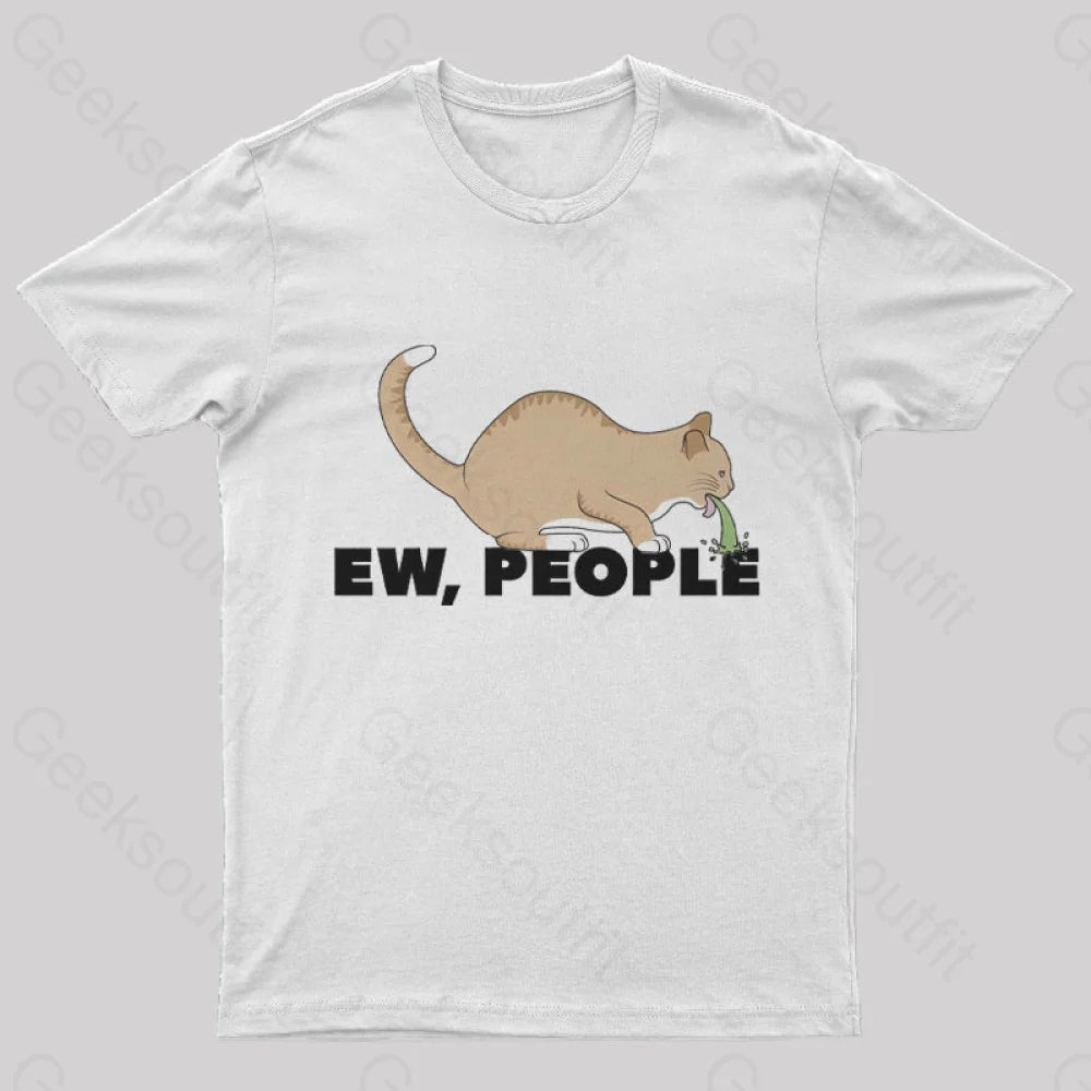 Ew People Nerd T-Shirt White / S