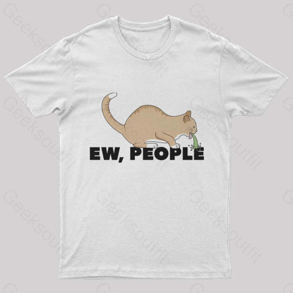 Ew People Nerd T-Shirt White / S
