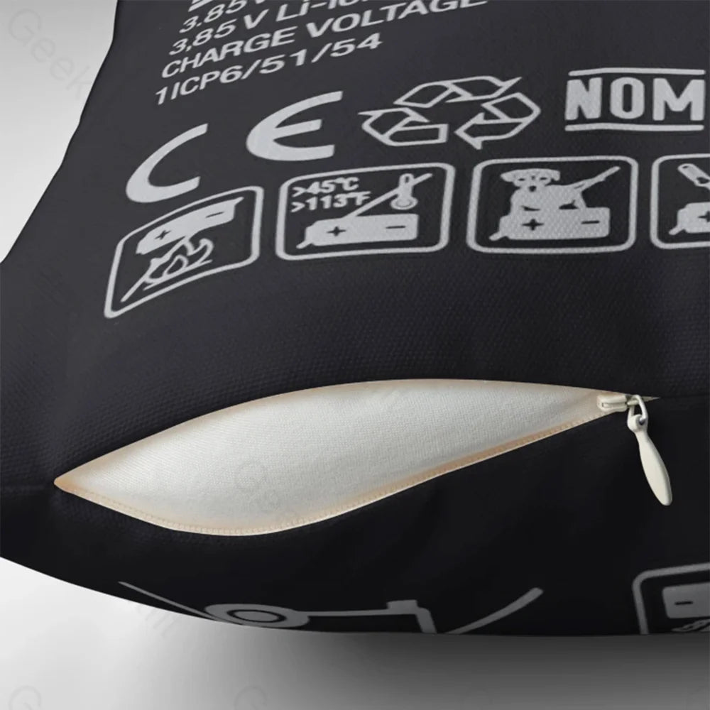 Exploding Battery Explosive Lithium Pillowcase