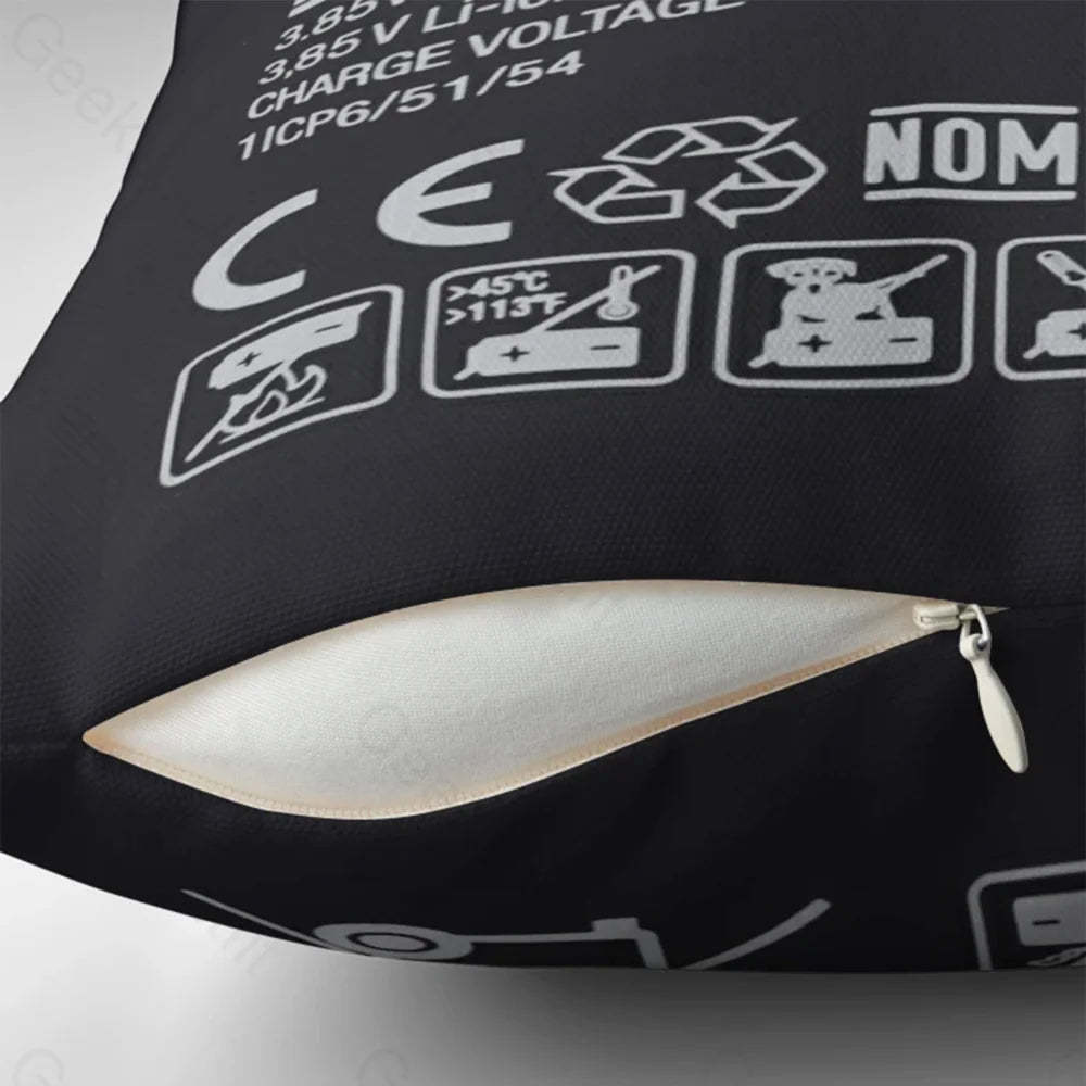 Exploding Battery Explosive Lithium Pillowcase