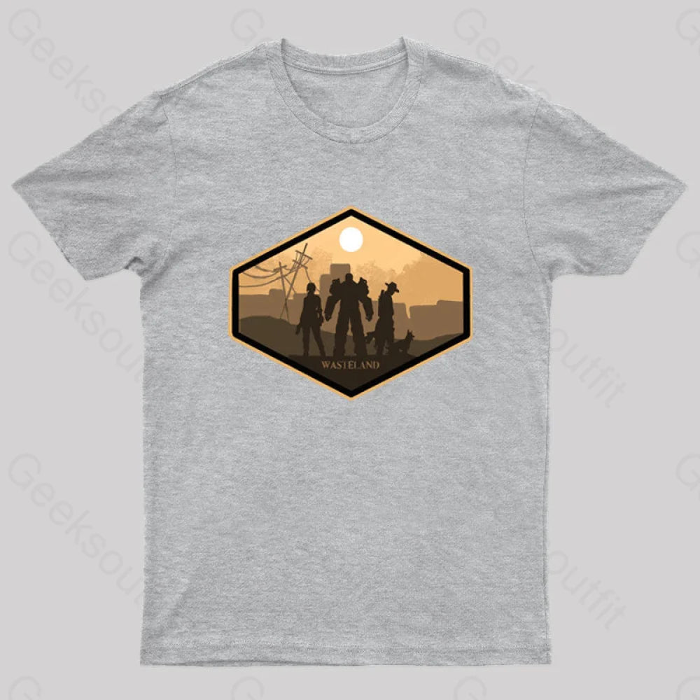 Explore Wasteland Geek T-Shirt Grey / S