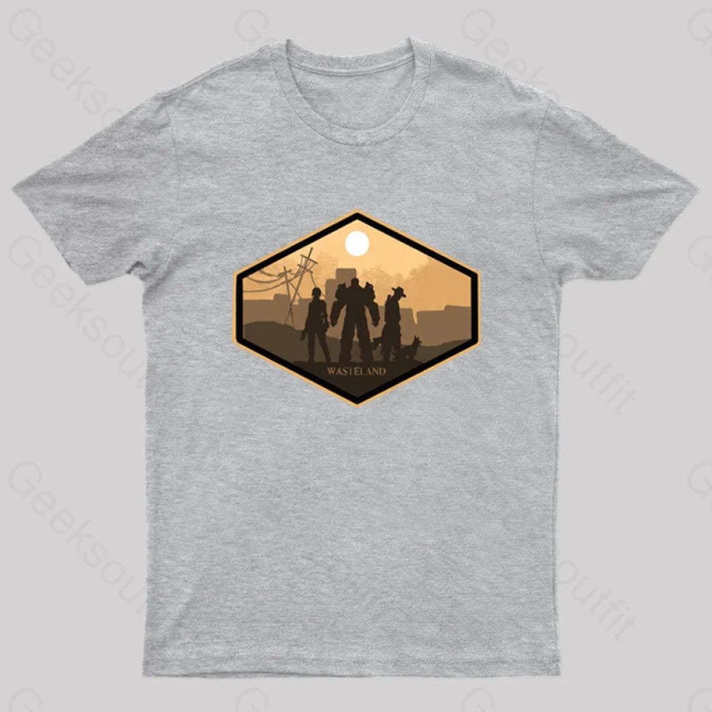 Explore Wasteland Geek T-Shirt Grey / S