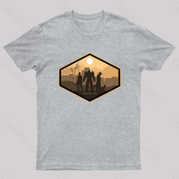 Explore Wasteland Geek T-Shirt Grey / S