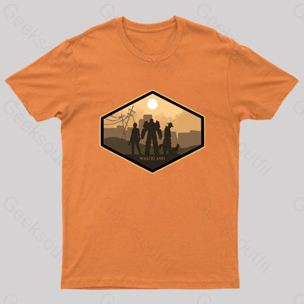 Explore Wasteland Geek T-Shirt Orange / S