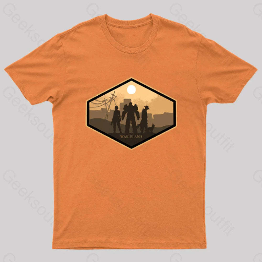 Explore Wasteland Geek T-Shirt Orange / S