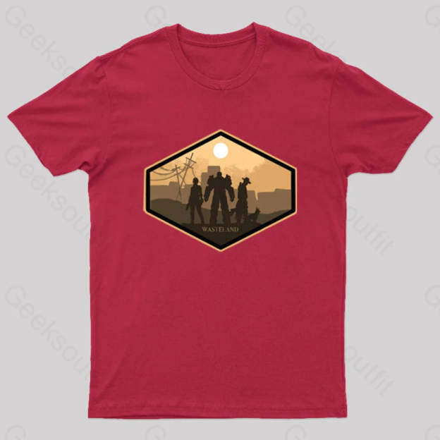 Explore Wasteland Geek T-Shirt Red / S